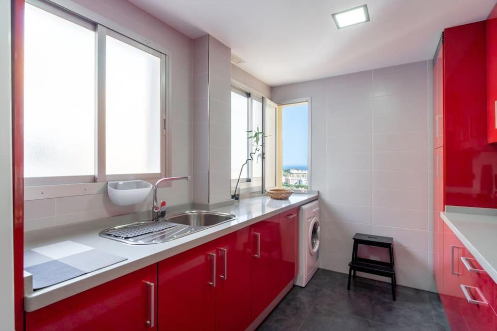 Apartamento Desayuno Con Vistas, Parking Privado Terraza La Cala Del Moral Exterior foto