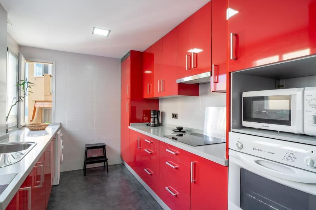 Apartamento Desayuno Con Vistas, Parking Privado Terraza La Cala Del Moral Exterior foto
