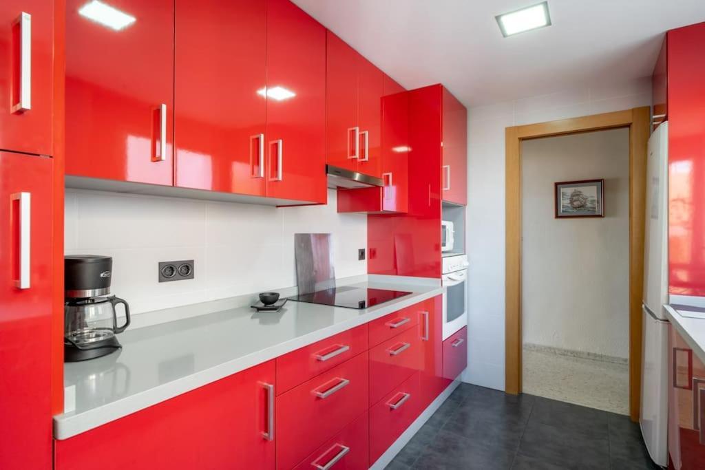 Apartamento Desayuno Con Vistas, Parking Privado Terraza La Cala Del Moral Exterior foto